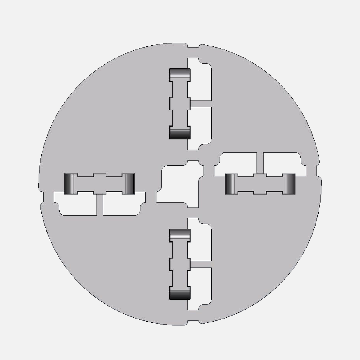 Spacer Tab 8 mm for gravel laying