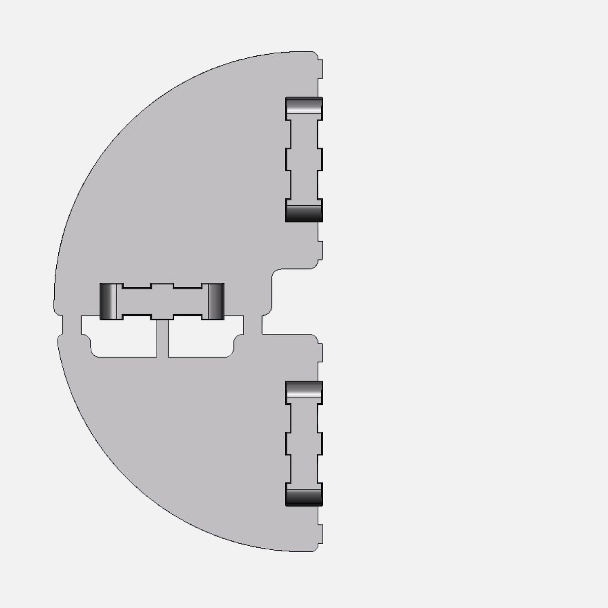 Spacer Tab 4 mm for gravel laying