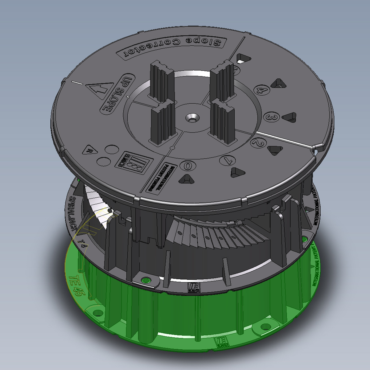 Femox SpiraPave T45 Extender / height 45mm